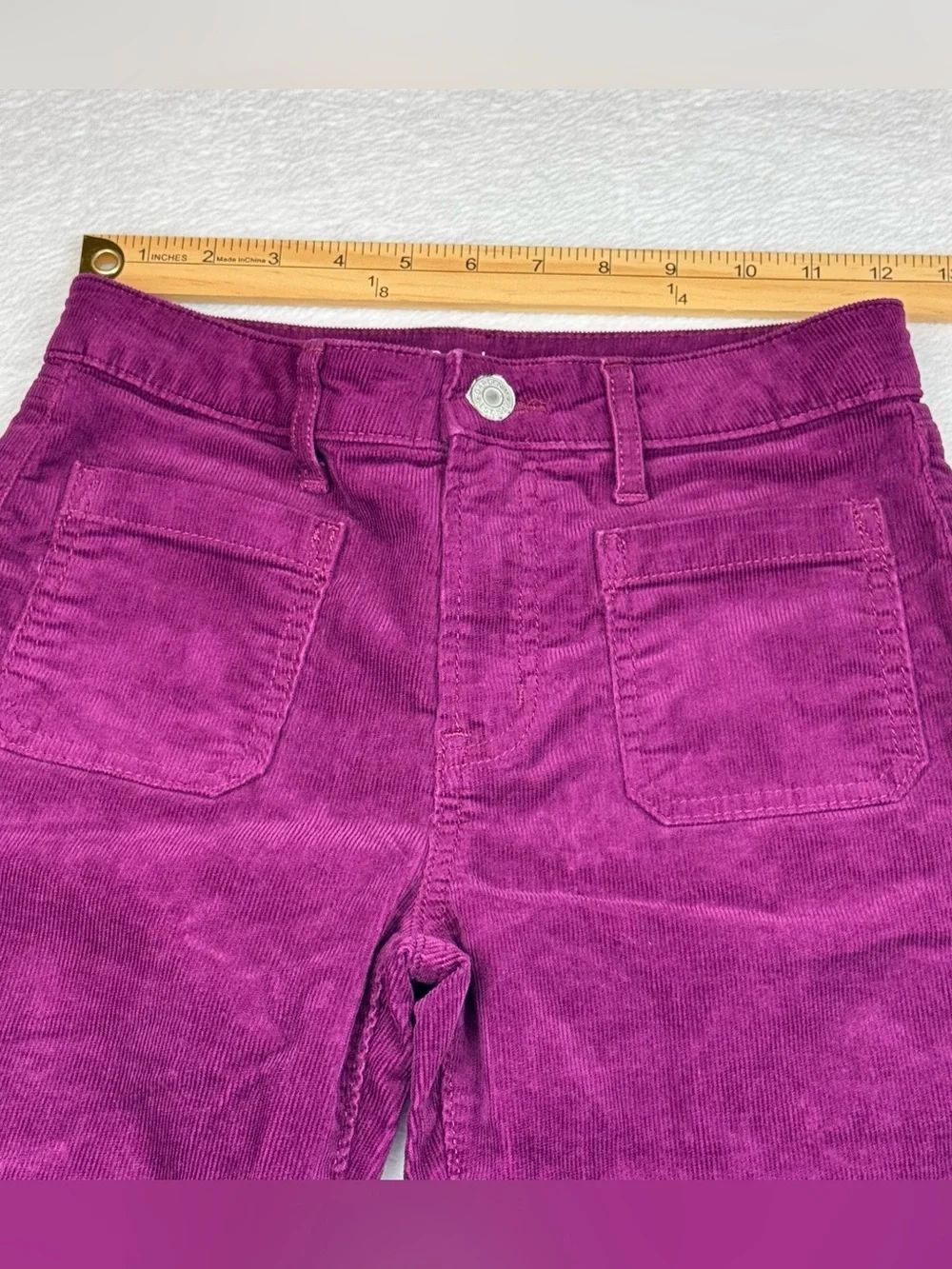 GAP lot of 2 girls pants. Both size 12. Corduroy. High rise. Flare. Glitter.